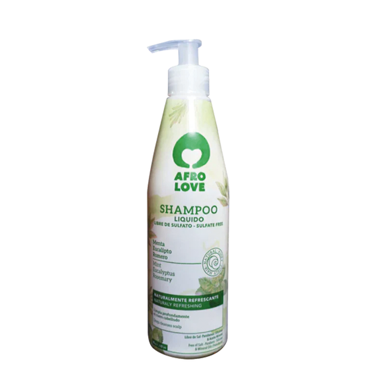 Shampoo limpieza menta afrolove